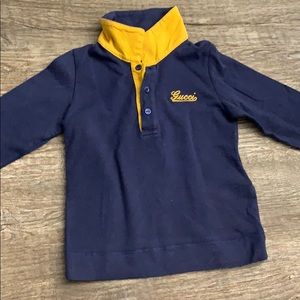 Navy Gucci shirt